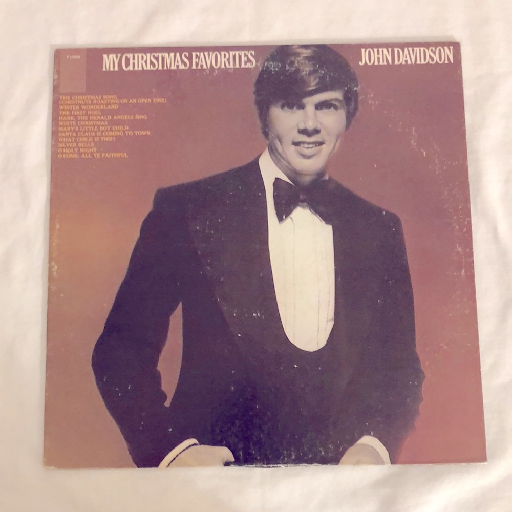 Vintage John Davidson: My Christmas Favorites - LP Vinyl Record Album